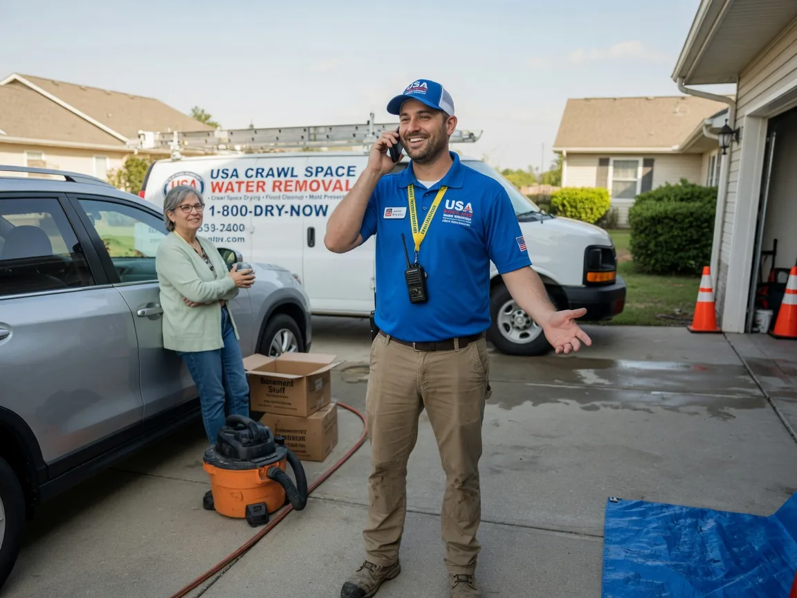 Crawl Space Water Removal Mcadenville, NC FAQs